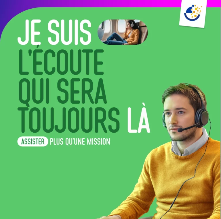 Promotion des métiers - Observatoire des métiers de l'assistance - Post réseaux sociaux -Affiche 3