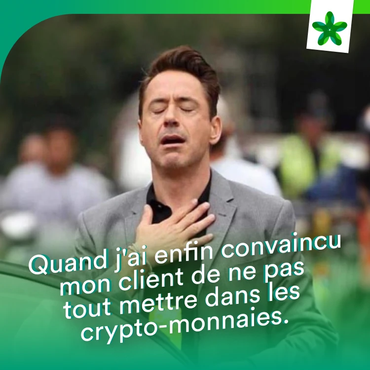Promotion des métiers - Métiers de la finance - Post réseaux sociaux - Meme 2